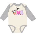 thumbnail image 3 of Inktastic I'm 1 Cute Cow and Polka Dots Boys or Girls Long Sleeve Baby Bodysuit, 3 of 5