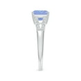thumbnail image 3 of ANGARA Natural Solitaire Emerald-Cut 1.5 ct Tanzanite Split Shank Ring in 14K White Gold for Women (Size-7mm) | December Birthstone, Anniversary, Jewelry Gift for Women | Natural Tanzanite Ring, 3 of 8