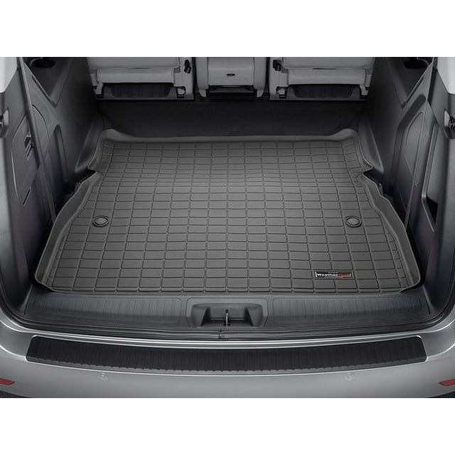 Weathertech Cargo Area Liner 401698 Direct Fit; Raised Edges; Black; Custom Blended TPE Thermoplastic Elastomer; Non-Skid