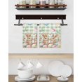 thumbnail image 3 of Easter Kitchen Dish Towels for Drying Dishes Set of 2, Spring Rabbit Eggs Flower Butterfly Green Plaid Waffle Weave Microfiber Hand Tea Bathroom Towels Quick Dry & Absorbent Towel 15.7x23.6, 3 of 7