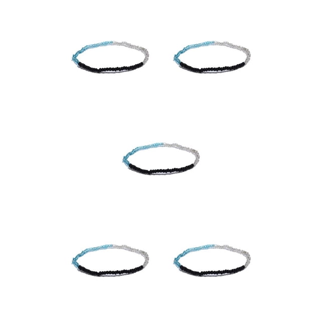 Sonducket de tobillo con cuentas de arroz Colorfast Multiusos Chic Girls Tobilleras 27 veintisiete 5Conjunto