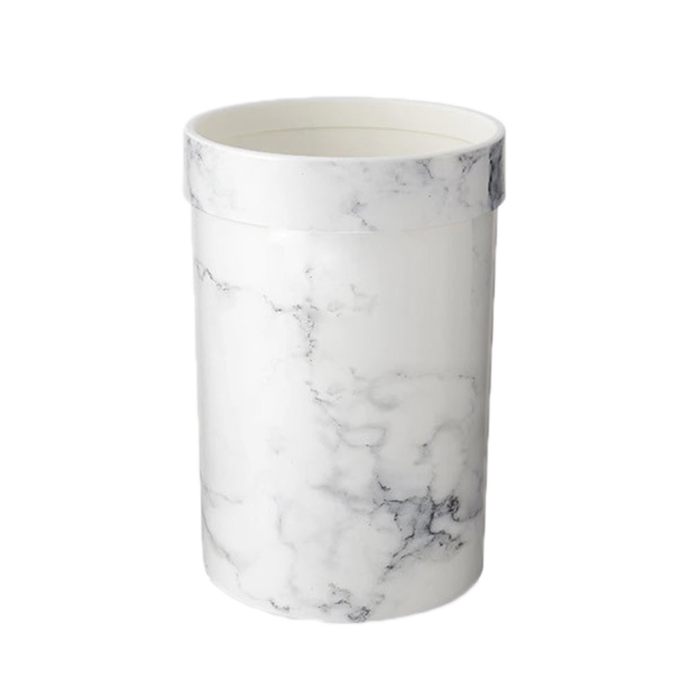 Famure trash can-Marble plastic trash bin office bathroom kitchen ...