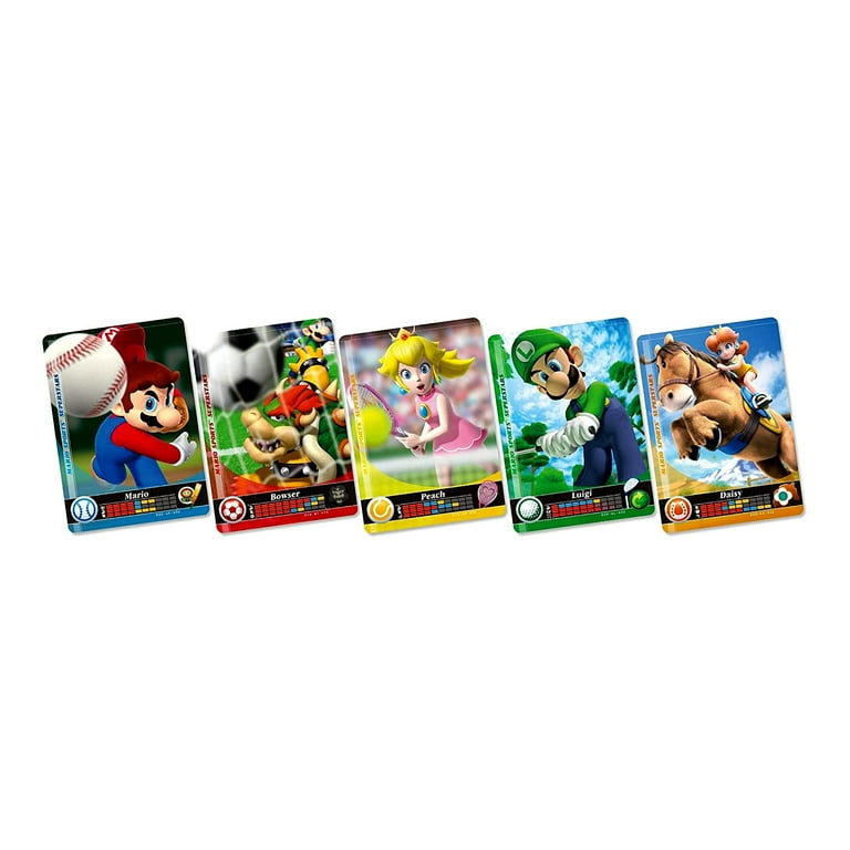Nintendo Switch Mario Sports Superstars amiibo cards 5 Pack