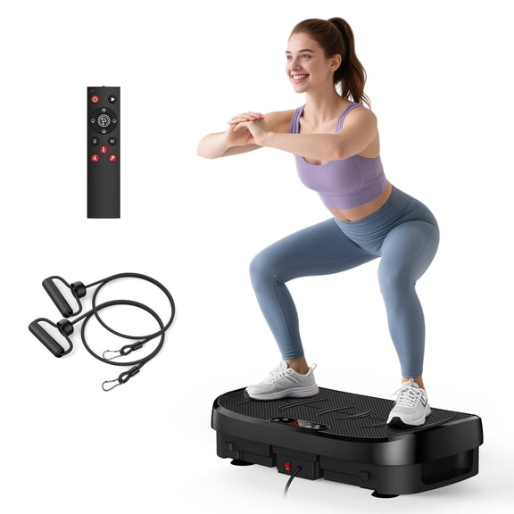 Anqdy Vibration Plate Exercise Machine Magnetic Acupoints LCD Display 1-Count