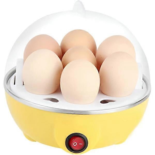 Egg Cooker and Egg Boiler 7 Egg Capacity 3-in-1 Electric Cooked Egg, Vegetable Steamer, Poacher, Scrambled Egg