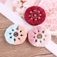 thumbnail image 6 of U8MO Snowflake Cotton Tassel Handmade Earrings Pendants Fashion Hang Accessories-Khaki, 6 of 8