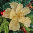thumbnail image 4 of HOARBOEG Christmas Decorations Mesh Simulation Christmas Flowers Christmas Tree Wreath Decorations Suitable For Christmas Home Decoration, 4 of 6