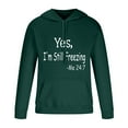 thumbnail image 3 of Yaoyar Men's Letter Graphic Print Lightweight Hoodies Long Sleeve Drawstring Pullover Sweatshirts With Pockets, 3 of 4