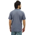 thumbnail image 5 of Atasi Casual Half Sleeves Men's Cotton Mandarin Collar Shirt Tunic-XXX-Large, 5 of 7