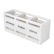 thumbnail image 3 of Organizador de cubiertos con 3 ranuras para cubiertos Blanco, 3 of 9