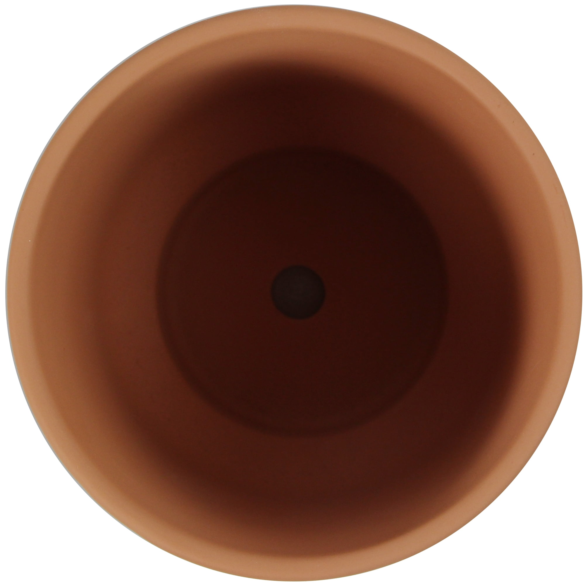 Mainstays Small 4in Diameter Round Terracotta Petra Terra Planter