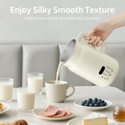 TINANA Nut Milk Maker 8-in-1, 32oz Soy, Almond, Oat, Coconut Milk Machine, Automatic Plant-Based Beverage Maker with Delay Start, Keep Warm, Boil Water, Cream
