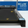 XTERRA Fitness TRX2500 Folding Treadmill, 2.25 HP Motor, 10 Levels of