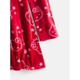 thumbnail image 3 of Hello Kitty Girls Allover Print Dress with Long Sleeves, Sizes 4-12, 3 of 3