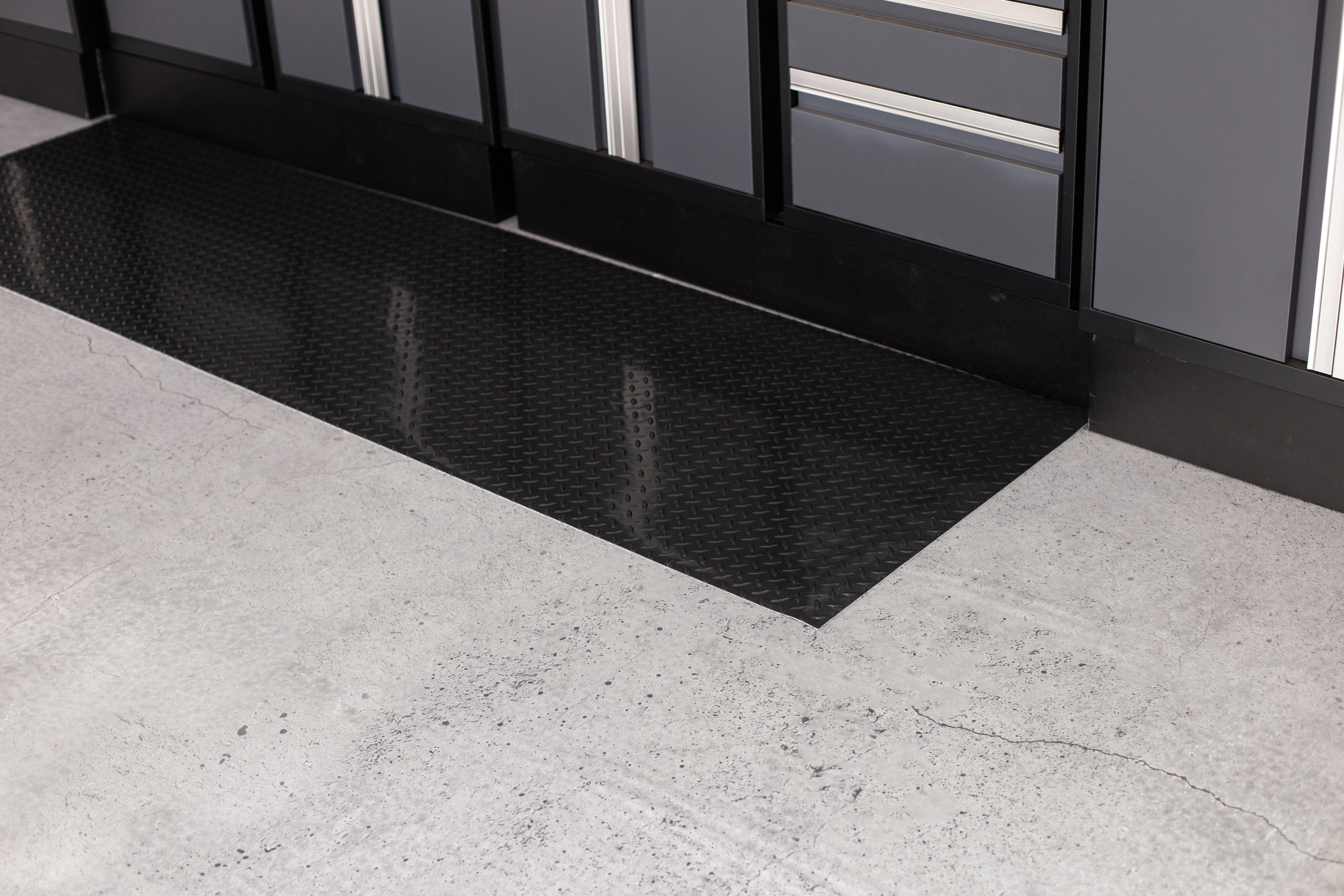 G-Floor 27 in. Wide Diamond Tread Vinyl Performance Garage Runner