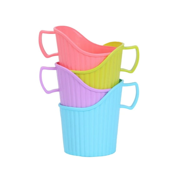 Homoyoyo Desktop Cup Holder Cup Cover PP 10Set