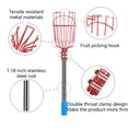 thumbnail image 3 of Scienceny Recolector de frutas de jardín, recogedor de peras y melocotones, accesorios de herramientas de recolección de acero inoxidable para Jardín y Patio 4m Scienceny TO010202-04, 3 of 6