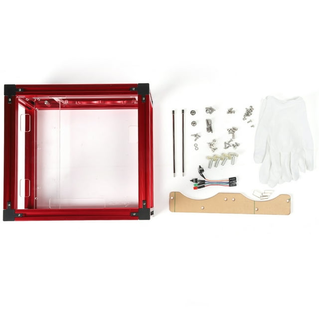 Chasis para PC con refrigeración líquida ITX de aleación de aluminio con diseño de marco abierto (S) rojo