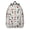 Baseball Players and, variant on Baseballs and Stripes Red White Backpack for School, Cute School Bag with Adjustable Shoulder Straps and Padded Back, 15.7"x11.8"x5.5"