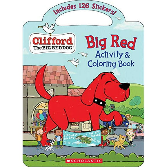 Pre-Owned Big Red Activity & Coloring Book (Clifford the Big Red Dog) (Paperback) 1338734253 9781338734256