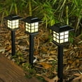 thumbnail image 4 of Luz LED solar para césped, impermeable, para exteriores, luz para casa pequeña, luz solar pequeña, luz para palacio pequeño, luz para patio y jardín, 4 of 4
