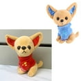 thumbnail image 2 of ZPAQI Soft Plush Chihuahua Dolls Stuffed Dog Toys Cartoon Animal Xmas Party Gift, 2 of 14