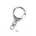 thumbnail image 2 of Yuarrent Paquete de 10 llaveros de Metal, anillos para el hogar, llavero de coche, ganchos de cierre, colgante portátil, cartera, llaveros, Artesanía Yuarrent HA073915-01, 2 of 6