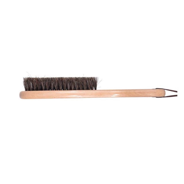 Wosthever Cepillo de pelo de caballo para ropa, mango de de mano, reemplazo de abrigo para el hogar, cepillos para barba, herramienta de Suministros de limpieza para el hogar Color natural