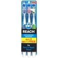 Reach Advanced Design Medium Toothbrush, 3 count