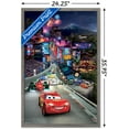 thumbnail image 3 of Disney Pixar Cars 2 - Triptych 1 Wall Poster, 22.375" x 34", Framed, 3 of 5