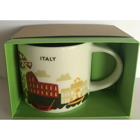 Starbucks You Are Here Collection Italy Ceramic Coffee Mug New With (Best Food At Starbucks)