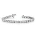 thumbnail image 3 of Primal Gold 14 Karat White Gold AA Diamond Tennis Bracelet, 3 of 5