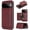 Winered, variant on Dteck Detachable Wallet Case For Google Pixel 11 Pro, 2-in-1 Shockproof Magnetic PU Leather Credit Card Slot Holder Slim Rugged Cover, Brown
