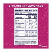 Pedialyte AdvancedCare Electrolyte Solution, Strawberry Lemonade, 1 Liter, Pack of 4