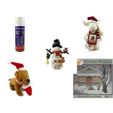 Christmas Fun Gift Bundle [5 Piece] - Buffalo Snow Spray Snow 9 oz. - Woodniks 
