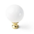thumbnail image 1 of Laurey 01942 1.25 in. Ceramic Knob - White Ball, 1 of 1