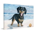 thumbnail image 2 of Parvez Taj Playful Dachshund Canvas Wall Art, 2 of 9