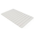 thumbnail image 4 of Modern Diatomite Quick-Dry Stone 34x21"  Large Bathroom Mat in Natural White, 4 of 5