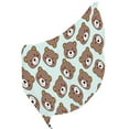 thumbnail image 3 of GZHJMY Women Girls Long Silk Scarf, Cartoon Bear Summer Lightweight Shawl, Outdoor Floral Large Wrap 71X35 Inch, 3 of 5