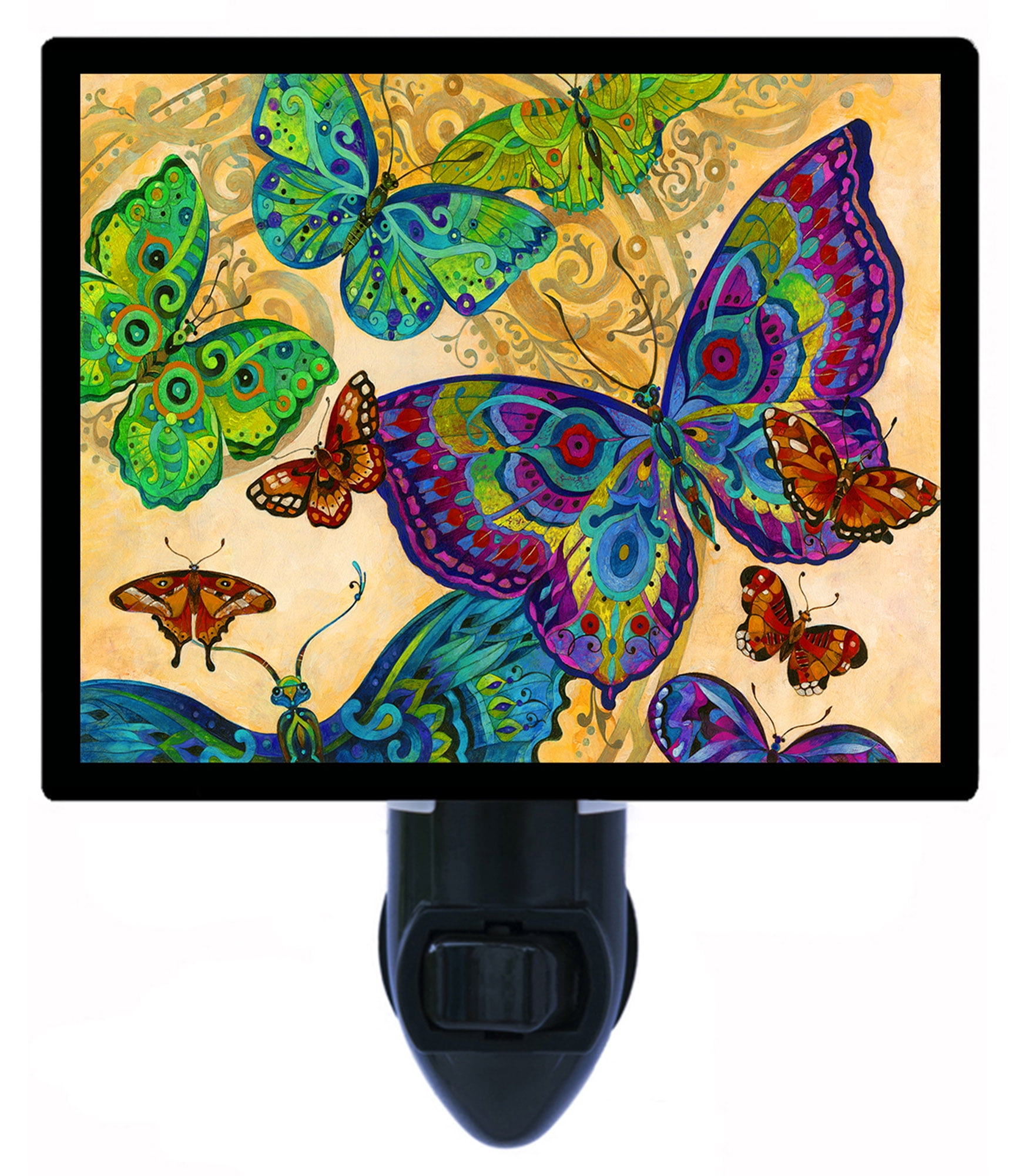 Butterfly Decorative Photo Night Light Plus One Extra Free Switchable ...