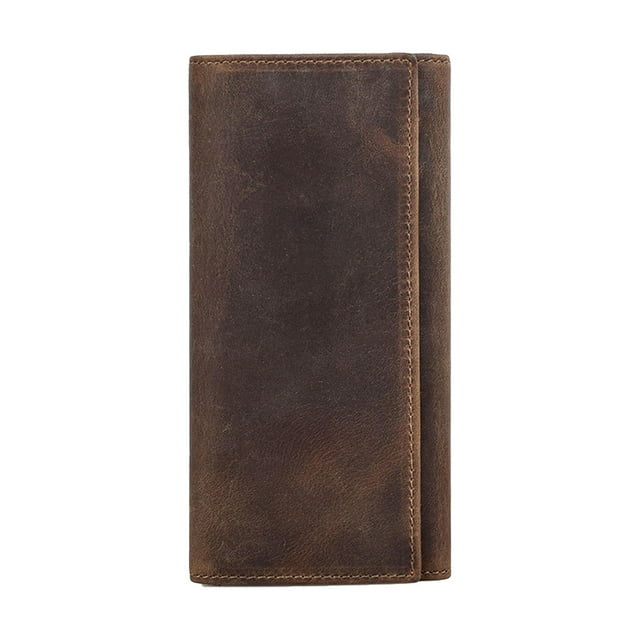 Estuche para bolígrafos BLESIY con 2 ranuras de cuero PU grande
