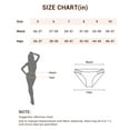 thumbnail image 6 of Jo & Bette Women's String Bikini Panties, Cotton Thong Underwear, 6-pack, White 36-37 Hips, 6 of 7