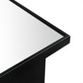 thumbnail image 5 of 16.5'' x 24'' Black Recessed and Surface Mount Bathroom Medicine Cabinet with Mirror Matt Black Square Cornered Metal Framed Rounded Rectangle Medicine Cabinet Mirror, 5 of 10