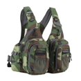 thumbnail image 1 of Chaleco de pesca para adultos, chaqueta de pesca para deportes al aire libre, pesca de truchas en estanques camuflaje, 1 of 8