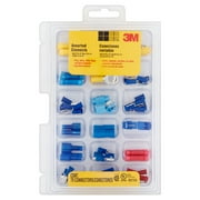 Scotch 3734 Assorted Electrical Connector Kit, Red/Blue/Yellow Quick Wire Connector 79 Piece Pack