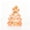 Orange, variant on 3.54" Christmas Tree Squishy Toy Glittery Translucent Slow-Rising Ornament with Bow 7 Colors