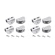 thumbnail image 4 of Yuarrent Household Office Hotel Glass Clamp Bathroom Panel Shelf Room Accessory Tool Living Door Holder Fixing Hardware Bracket No.01 28*19*38mm 2piezas, 4 of 6