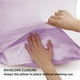 thumbnail image 5 of Funda de almohada Bedsure Satin Standard Lavanda, juego de 2, 5 of 6