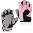 thumbnail image 1 of HUGFEGWE Cycling Half Fingers Gloves Driving Summer Sunscreen Fingerless Anti-UV Protection Touchscreen Cooling Ventilated Gloves Riding Full Palm Sports Non-Slip Grip Motorcycle Golf Outdoor Mittens, 1 of 8