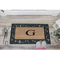 thumbnail image 4 of A1 Home Collections Rubber Coir Doormat Outdoor Entrance Floor Entryway Mat, Beige/Black, 23"x 38", 4 of 7